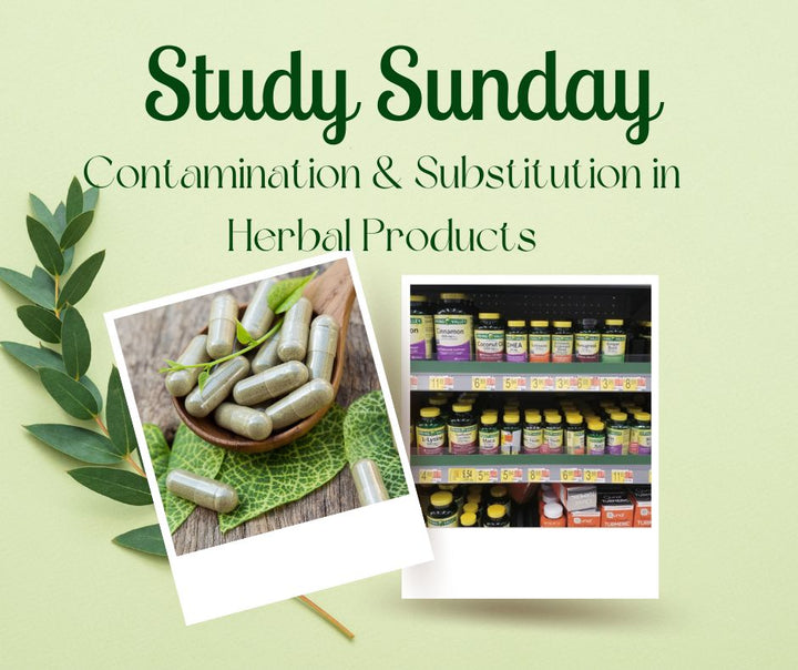 Contamination and Substitution in Herbal Products