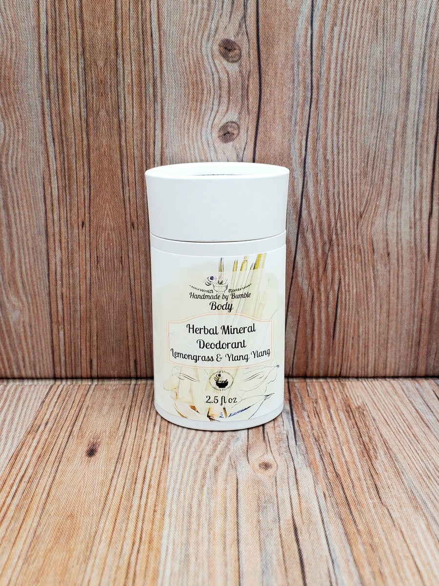 Herbal Deodorant: Mineral Lemongrass & Ylang Ylang