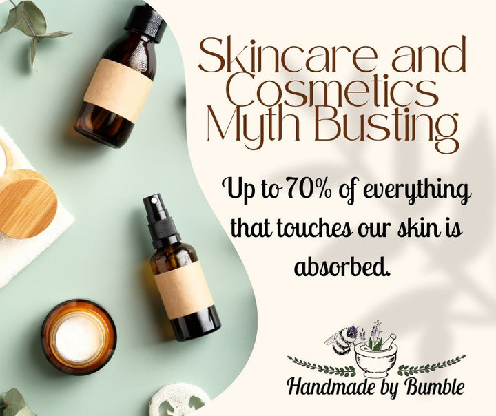 Skincare and Cosmetics Myth Busting: 70% of products absorb into the bloodstream