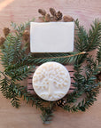 Cold Process Lard Soap: Evergreen