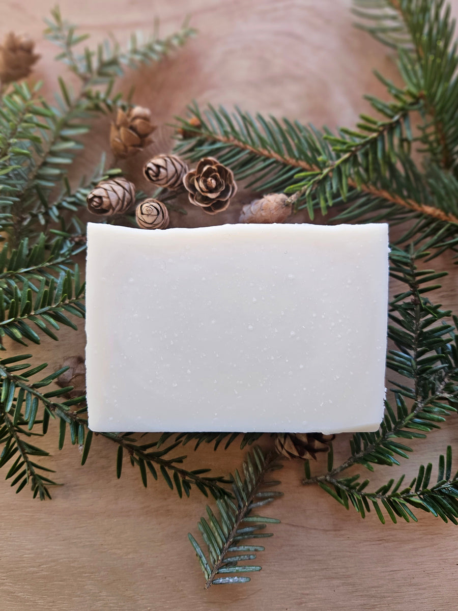 Cold Process Lard Soap: Evergreen