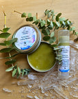 Herbal Salve: Cooling Menthol and Dandelion (Congestion and Arthritis Relief)