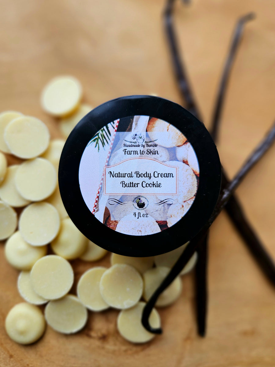 Natural Body Cream: Butter Cookie