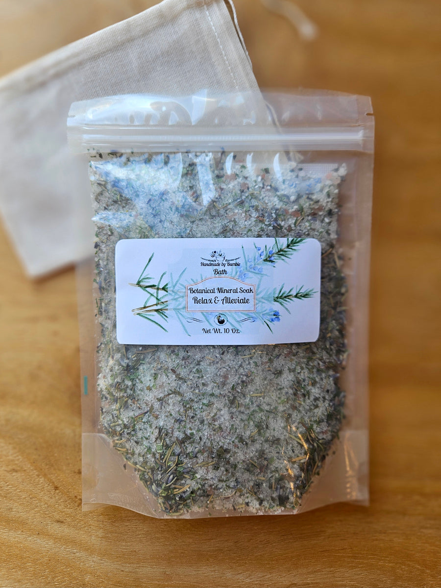 Botanical Mineral Salt Soak for Pain and Stress Relief