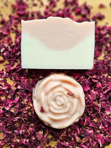 Cold Process Lard Soap: Rose