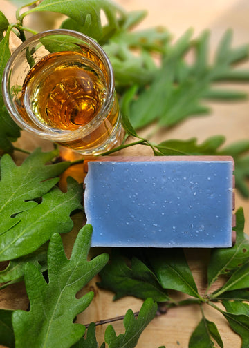 Cold Process Lard Soap: Whiskey and Oak