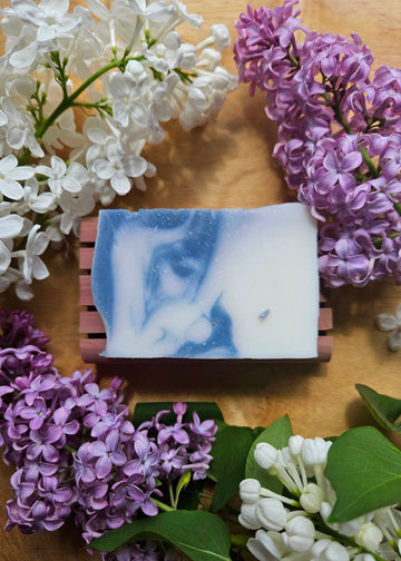 Cold Process Lard Soap: Lilac Blooms