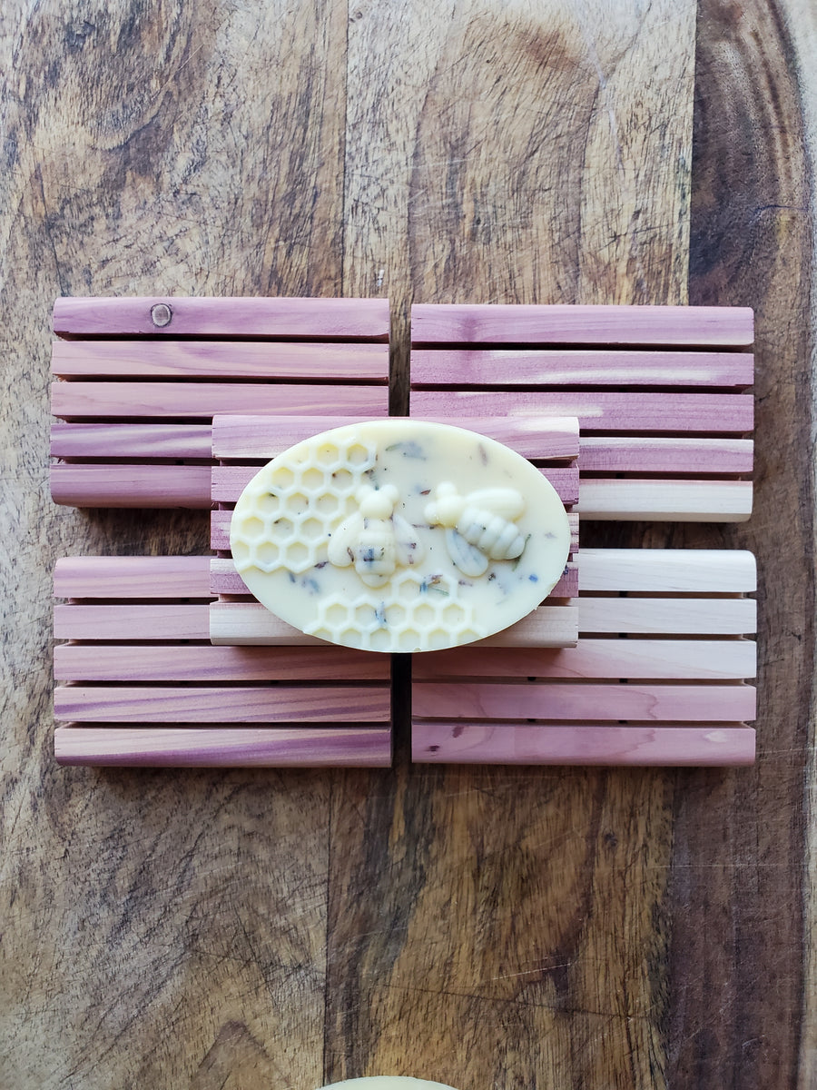 Handmade Cedar Soap Dish