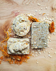 Cold Process Lard Soap: Oat and Herb