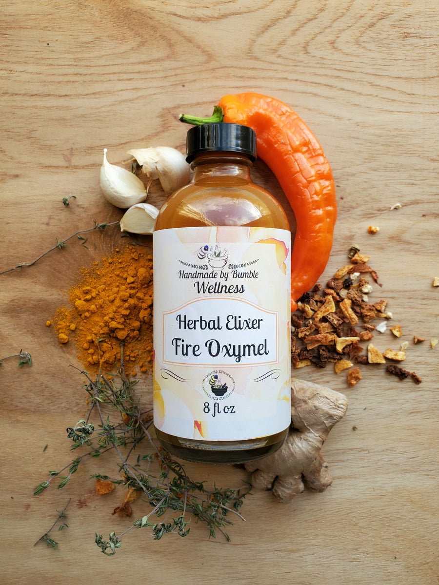 Herbal Elixir: Fire Oxymel (Fire Cider)