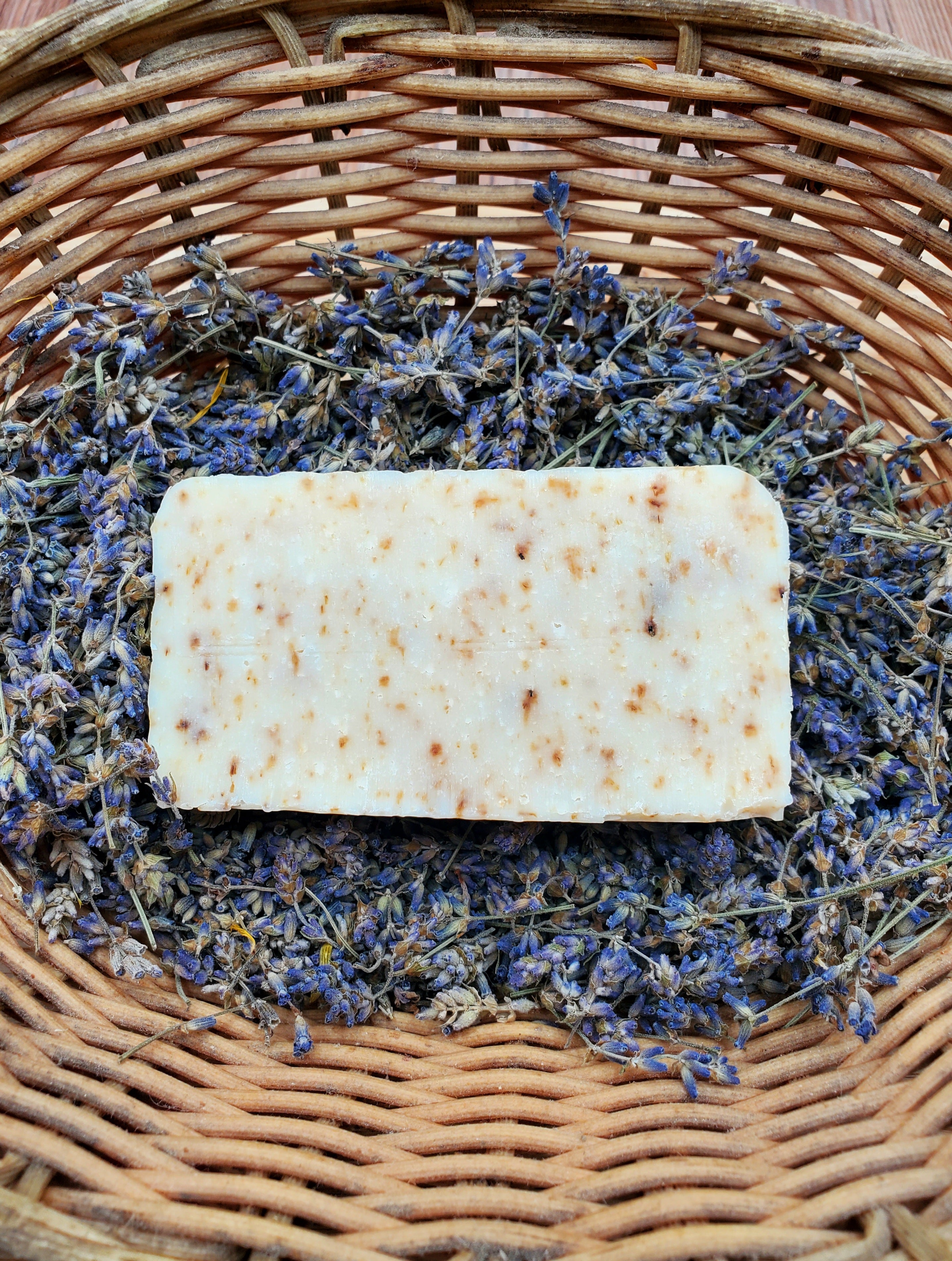 Cold Process Lard Soap Lavender Handmade by Bumble