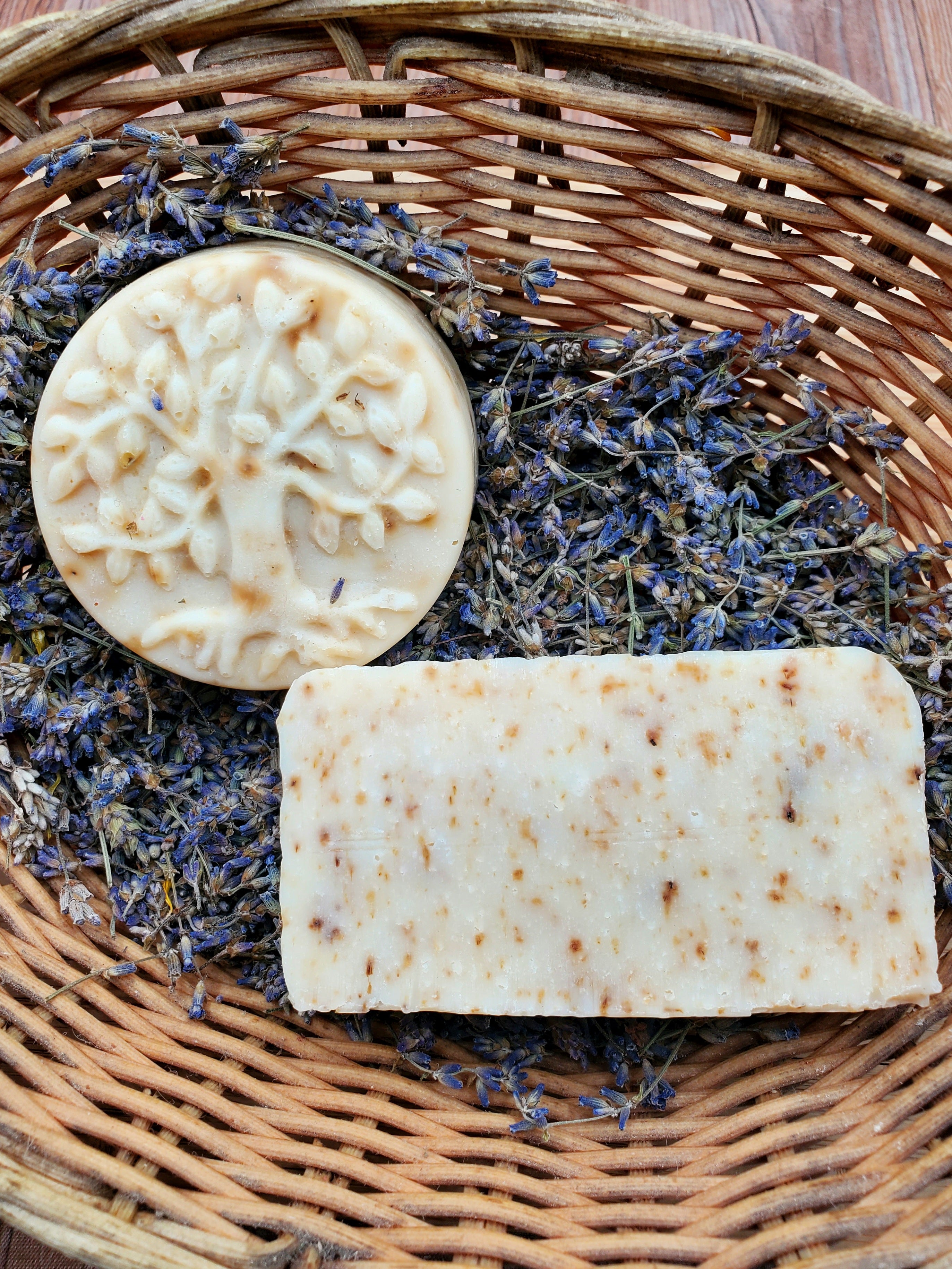 Cold Process Lard Soap Lavender Handmade by Bumble