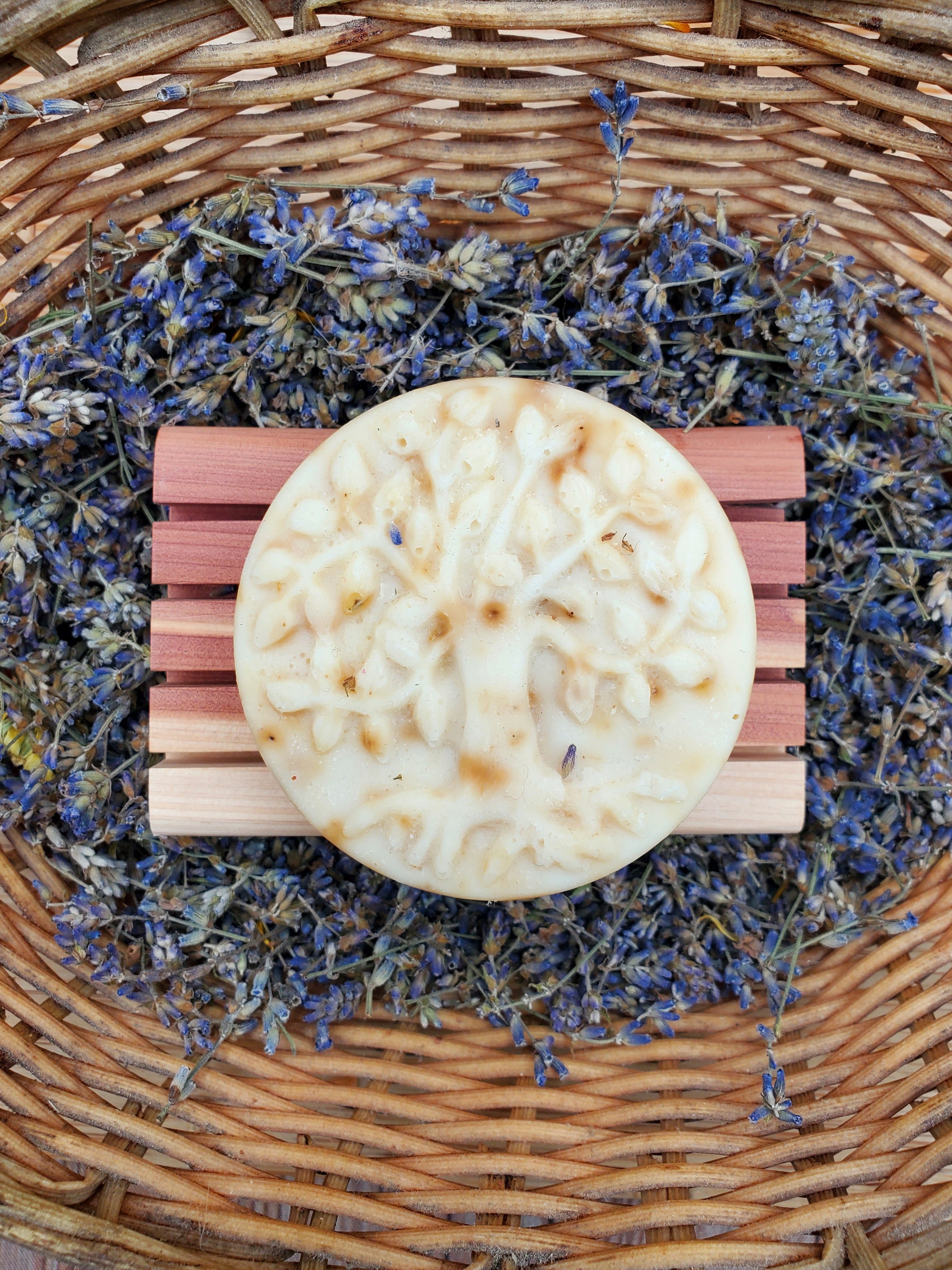 Cold Process Lard Soap Lavender Handmade by Bumble