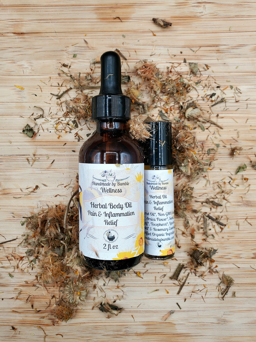 Herbal Body Oil: Pain and Inflammation Relief